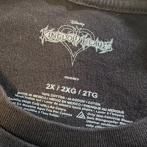 DISNEY Kingdom Hearts III Graphic Tee - Black (Size 2XL) - Picture 2 of 4